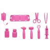 LEAN TOYS Boneca Anlily médica em ambulância conjunto de acessórios médicos