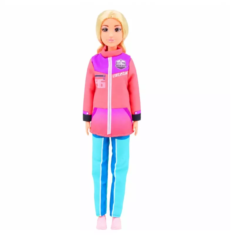 LEAN TOYS Boneca Anlily conjunto de desportos de inverno esqui snowboard moto de neve roupa