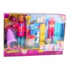 LEAN TOYS Boneca Anlily conjunto de desportos de inverno esqui snowboard moto de neve roupa