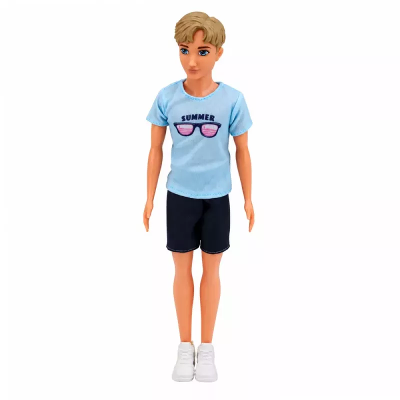 LEAN TOYS Conjunto de bonecas Anlily família crianças piquenique acessórios comida