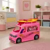 LEAN TOYS Boneca viajante com autocaravana e acessórios de caiaque, efeitos de luz e som, conjunto