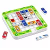 LEAN TOYS Jogo de puzzle magnético carros magnéticos 15 veículos 60 cartas tabuleiro