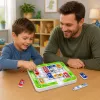 LEAN TOYS Jogo de puzzle magnético carros magnéticos 15 veículos 60 cartas tabuleiro