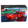 LEAN TOYS Blocos de construção carro desportivo carro de corrida vitrine vermelho 364 peças
