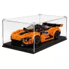 LEAN TOYS Blocos de construção carro desportivo laranja vitrine 423 peças