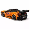 LEAN TOYS Blocos de construção carro desportivo laranja vitrine 423 peças