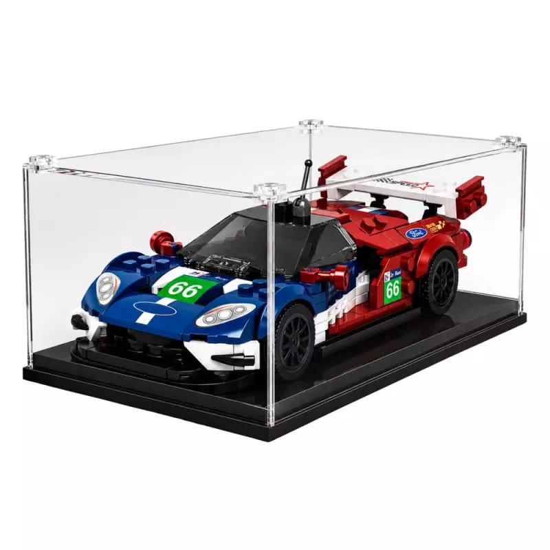 LEAN TOYS Blocos de construção carro desportivo GT2016 carro de corrida vitrine 347 peças