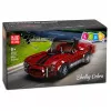LEAN TOYS Blocos de construção carro clássico S.Cobra vermelho vitrine 391 unid.