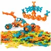 LEAN TOYS Blocos de Construção Criativos Interligados Flexíveis Coloridos 138 unid.
