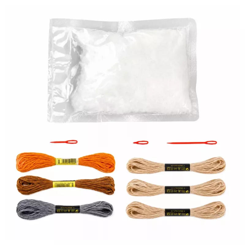 LEAN TOYS Conjunto Criativo Peluches para Costurar em Feltro Animais da Floresta DIY 6 unid.
