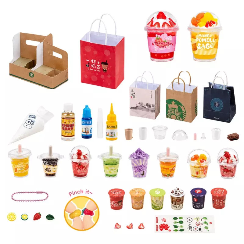 LEAN TOYS Conjunto Criativo DIY: Criar, Decorar, Squishy Batidos