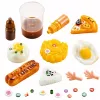 LEAN TOYS Conjunto Criativo de Artesanato: DIY Squishy Pequeno-Almoço Decorativo