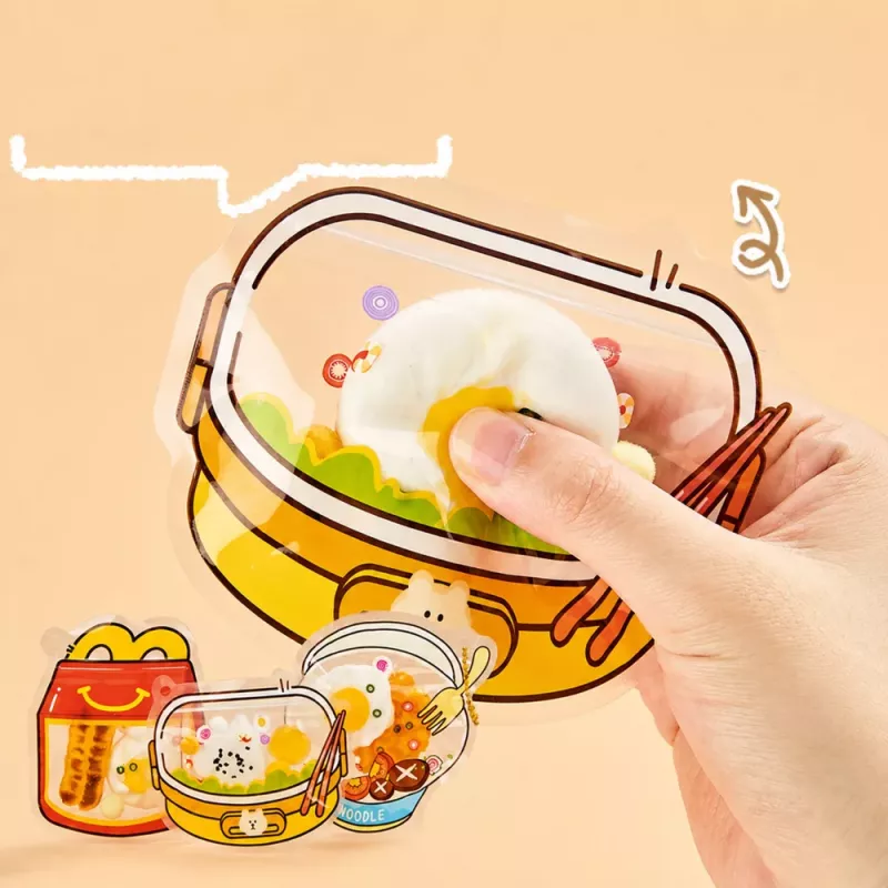 LEAN TOYS Conjunto Criativo de Artesanato: DIY Squishy Pequeno-Almoço Decorativo