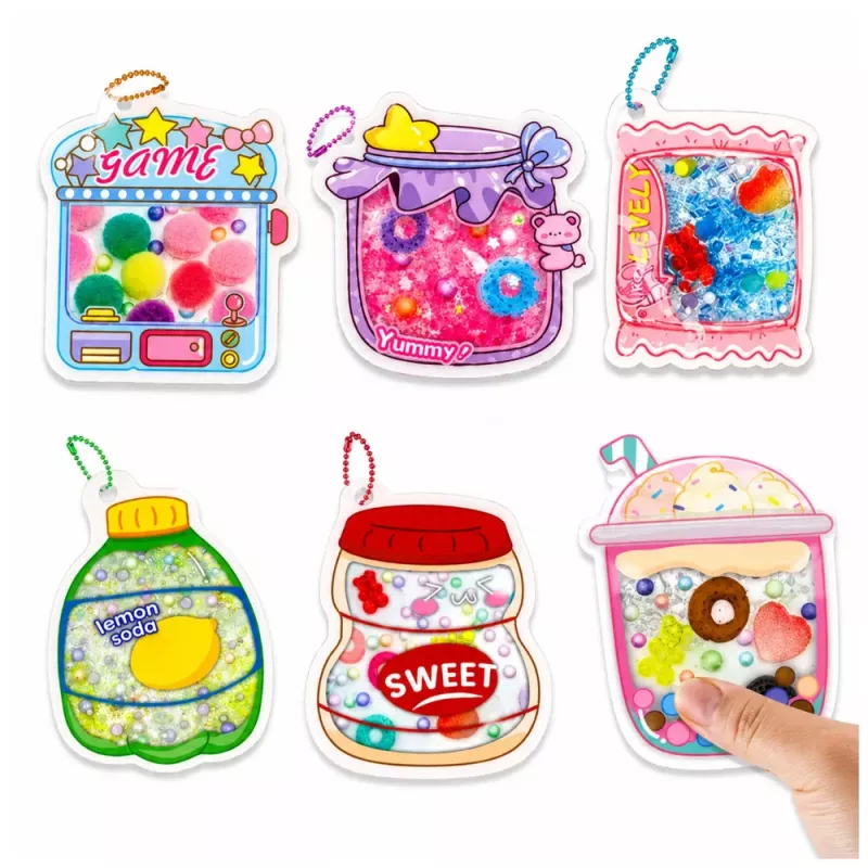 LEAN TOYS Conjunto Criativo para Fazer Slime de Gelatina Decorativo DIY Acessórios para Slime