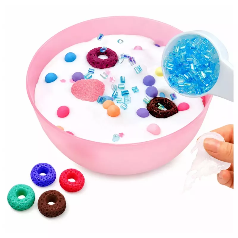 LEAN TOYS Conjunto Criativo para Fazer Slime de Gelatina Decorativo DIY Acessórios para Slime