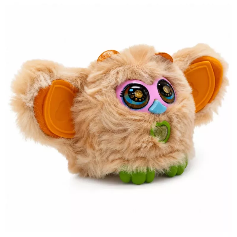 LEAN TOYS Genie Pets Criatura Interativa com Luzes e Sons Pingente Bege