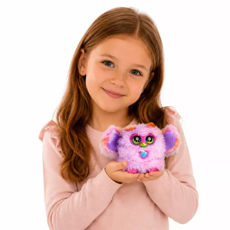 LEAN TOYS Genie Pets Criatura Interativa com Luzes e Sons Pingente Roxo