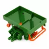 LEAN TOYS Conjunto Agrícola Trator com Garra de Fardos Reboque Feno 1:24