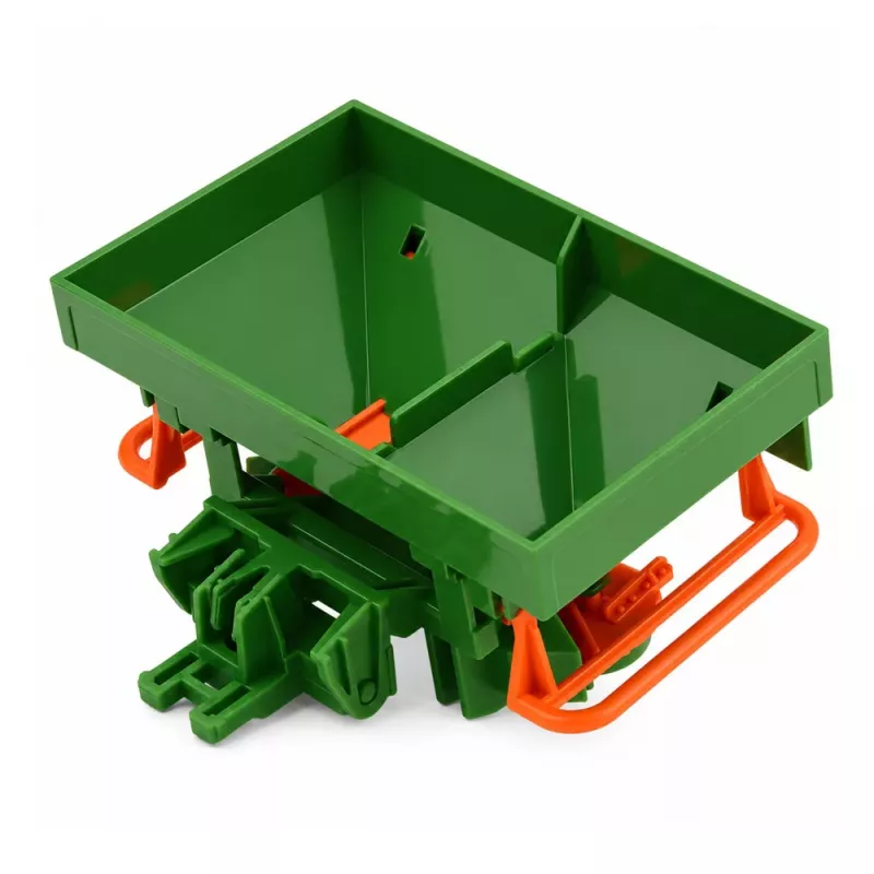 LEAN TOYS Conjunto Agrícola Trator com Garra de Fardos Reboque Feno 1:24