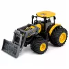 LEAN TOYS Trator Agrícola de Quinta com Bulldozer Luzes Sons Amarelo 1:24