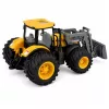 LEAN TOYS Trator Agrícola de Quinta com Bulldozer Luzes Sons Amarelo 1:24