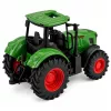 LEAN TOYS Trator Agrícola de Quinta Rodas de Borracha Verde 1:24