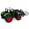 LEAN TOYS Trator Agrícola de Quinta com Garra de Fardos Rodas de Borracha Verde 1:24