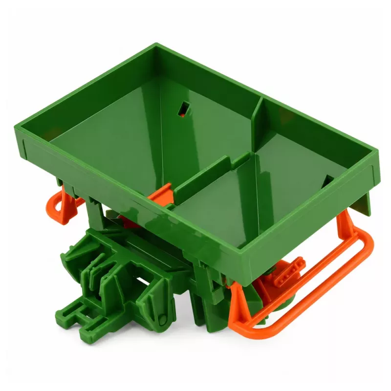 LEAN TOYS Trator Agrícola de Quinta com Semeador Rodas de Borracha Veículo de Brincar Escala 1:24