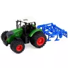 LEAN TOYS Trator Agrícola de Quinta com Cultivador Unidade de Mobilização Verde 1:24