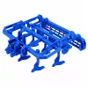 LEAN TOYS Trator Agrícola de Quinta com Cultivador Unidade de Mobilização Verde 1:24