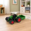 LEAN TOYS Trator Agrícola de Quinta com Distribuidor de Fertilizante Rodas de Borracha Verde 1:24