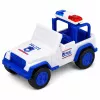 LEAN TOYS Reboque de Polícia com Carro de Patrulha Conjunto de Veículos Luzes Sons Azul