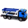 LEAN TOYS Reboque de Polícia com Carro de Patrulha Conjunto de Veículos Luzes Sons Azul