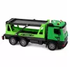 LEAN TOYS Camião de Reboque Camião do Lixo Conjunto de Veículos Luzes Sons Verde