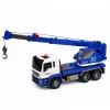 LEAN TOYS Camião Grua de Construção com Luzes e Sons Ajustáveis - Azul