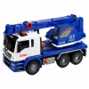 LEAN TOYS Camião Grua de Construção com Luzes e Sons Ajustáveis - Azul