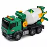 LEAN TOYS Camião Betoneira com Tambor Rotativo, Luzes e Sons, Verde