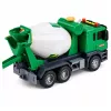 LEAN TOYS Camião Betoneira com Tambor Rotativo, Luzes e Sons, Verde