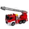 LEAN TOYS Carro de Bombeiros com Escada Giratória, Bomba de Água, Luz e Som