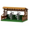 LEAN TOYS Conjunto de Quinta com Trator e Celeiro, Animais, Figuras e Acessórios, 44 peças