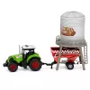 LEAN TOYS Conjunto de Quinta com Trator, Estábulo, Silo, Figuras, Animais, Ferramentas - 49 peças