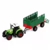 LEAN TOYS Conjunto de Quinta com Trator, Moinho de Vento, Estábulo, Reboque e Figuras de Animais, 45 peças