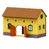 LEAN TOYS Conjunto Quinta Estábulo de Cavalos Saltos de Cavalos Colinas Figuras Acessórios 69 peças