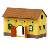 LEAN TOYS Conjunto Quinta Coudelaria Trator Percurso de Obstáculos Saltos Colinas Cavalos Figuras 72 unid.