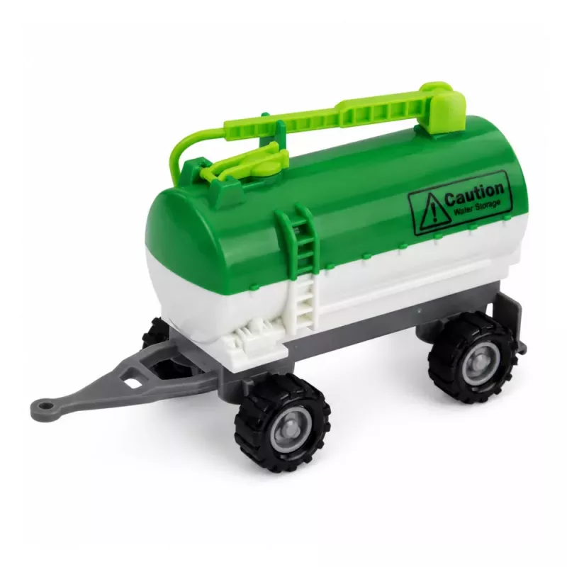 LEAN TOYS Conjunto Veículos Agrícolas Trator Forrageira Cisterna Distribuidor de Fertilizante 1:68 4 unid.