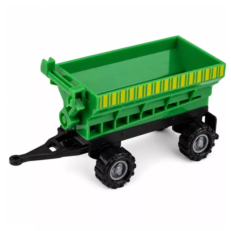 LEAN TOYS Conjunto Veículos Agrícolas Trator Forrageira Cisterna Distribuidor de Fertilizante 1:68 4 unid.