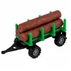 LEAN TOYS Conjunto de Veículos Agrícolas Trator Forrageira Transportador de Madeira 1:68 4 unid.