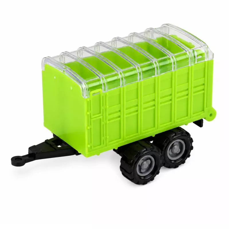 LEAN TOYS Conjunto de Veículos Agrícolas Trator Forrageira Reboques 1:68 4 unid.
