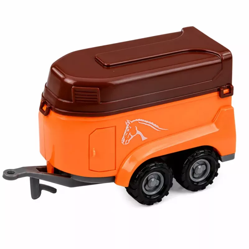 LEAN TOYS Conjunto de Veículos Agrícolas Trator Forrageira Reboques 1:68 4 unid.