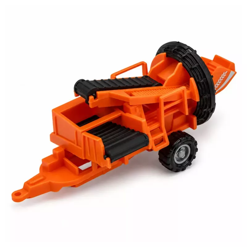 LEAN TOYS Conjunto de Veículos Agrícolas Trator Forrageira Reboque Enfardadeira 1:68 4 unid.